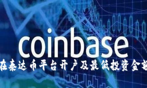 如何在泰达币平台开户及最低投资金额详解